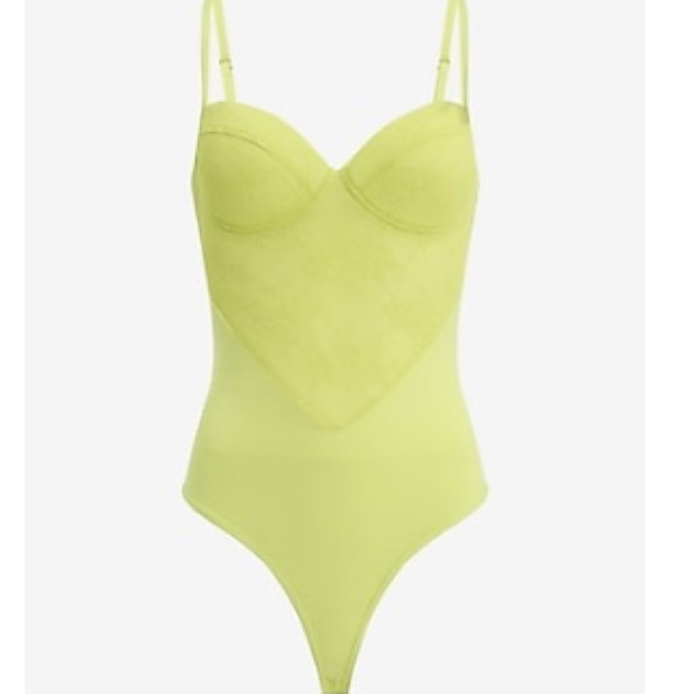 Express Lime Green Bodysuit
